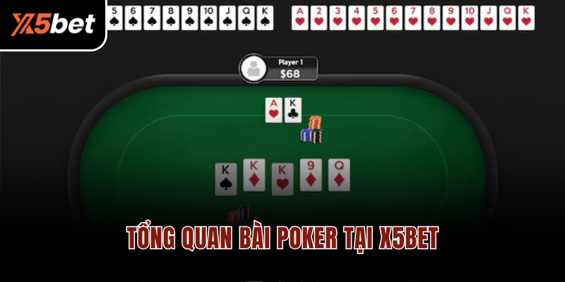 Tổng quan bài Poker tại X5BET