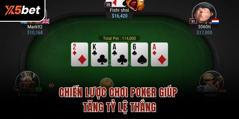 Chiến lược chơi Poker giúp tăng tỷ lệ thắng